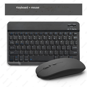 Suitable for Laptop Home Office 10 Inch Mini Bt <strong>Keyboard</strong> and <strong>Mouse</strong>, Rechargeable Wireless <strong>Keyboard</strong> and <strong>Mouse</strong> Combo