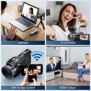 D100 48MP CMOS Sensor DV <strong>Camera</strong> 3&quot; LCD 16X Digital Zoom Wi-Fi Control High Quality Imaging Camcorder <strong>Camera</strong> - Product Image 5