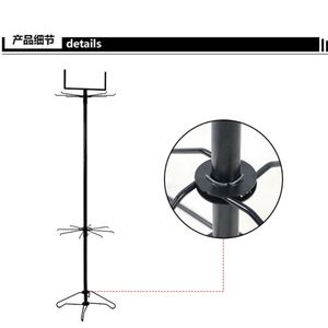 Espositore RUIMEI per negozio al dettaglio espositore Spinner a 2 livelli scaffali di stoccaggio rotanti con ganci per negozio - Product Image 4