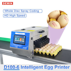 Eiproduktions-Datums drucker Hochgeschwindigkeits-Eierstempel-Codier maschine Verfallsdatum-Druckmaschine auf Eiern