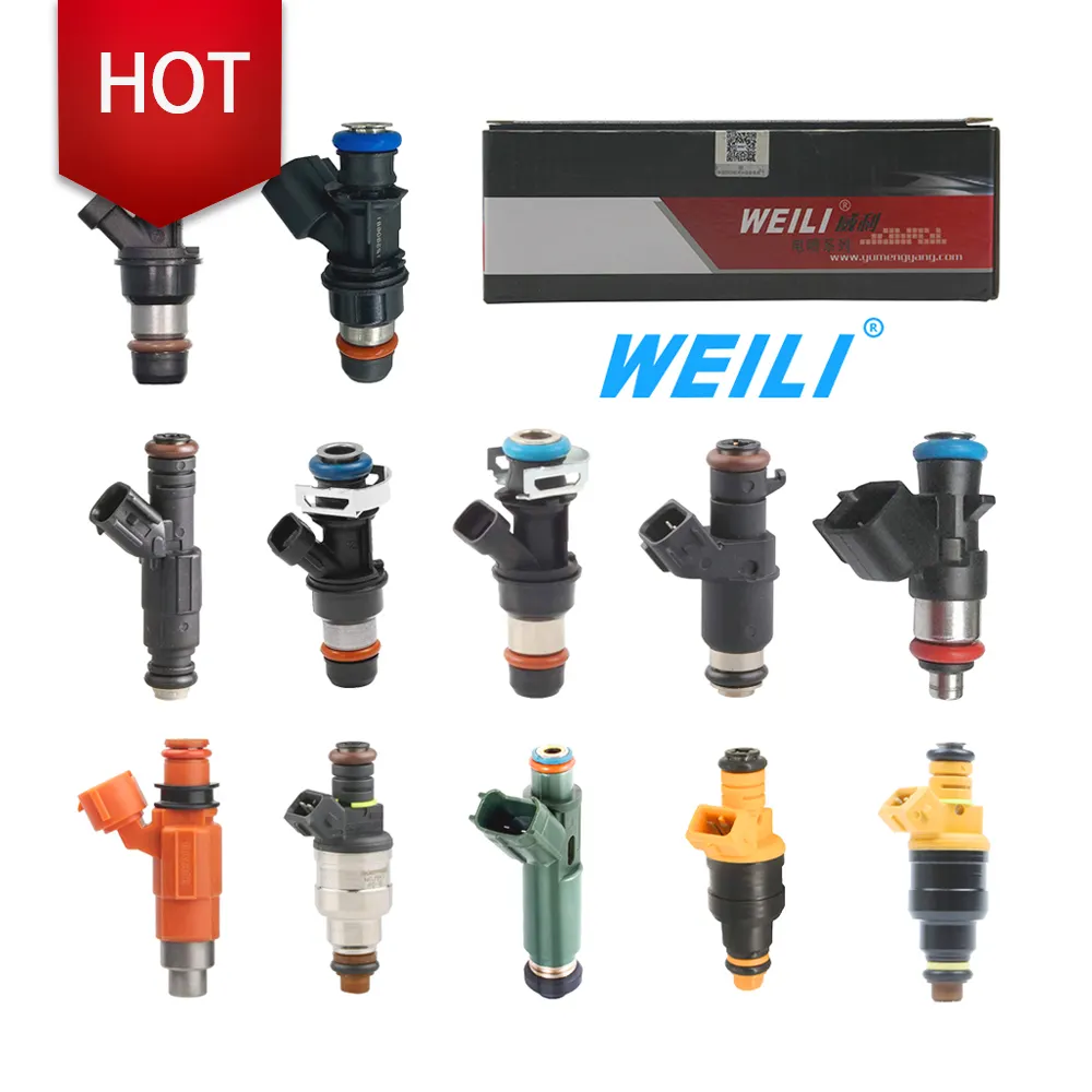 WEILI Hot Sale Car Fuel Injector Nozzles for Toyota Mitsubishi Hyundai KIA Mazda Nissan Honda Peugeot injection valves