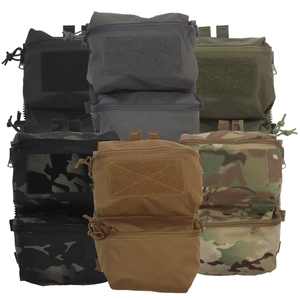 SABADO V5 FCPC Tactical Vest Backplate Supplement Sub-package Hunting Vest Plate Carrier Mag Double Sundries <strong>Pouch</strong>