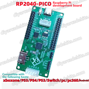 Juegos de Arcade Control Usb Board Zero Delay 2040 Pico Pc Android Gamepad Controller Arcade USB Joystick Tarjeta de control
