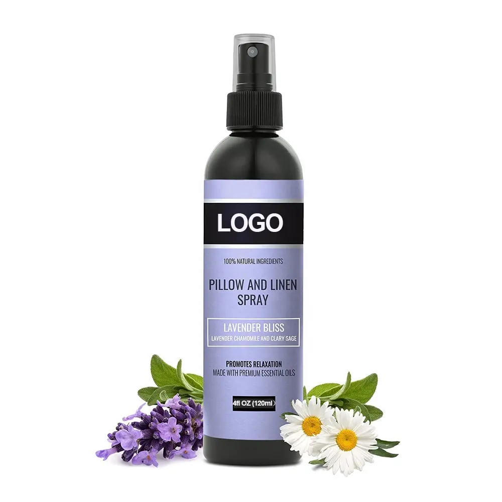 Spray per ambienti deodorante per ambienti e aromaterapia per bagno con olio essenziale naturale al 100% per alleviare lo Stress e Bliss alla lavanda a lunga durata