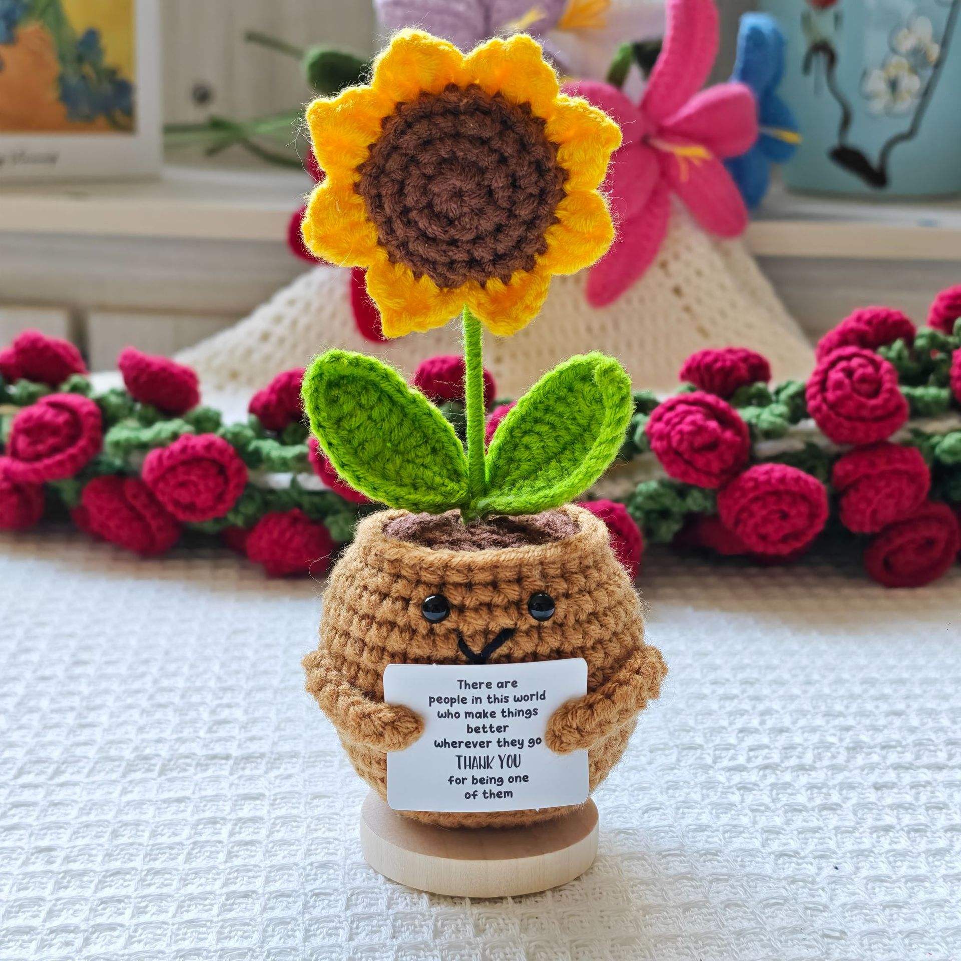 Sunflower (without wooden base)-4