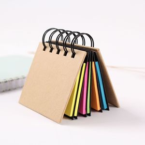 Al por mayor personalizado 5 colores espiral Bloc de notas de tapa dura Mini cuaderno con surtido de notas adhesivas - Product Image 1
