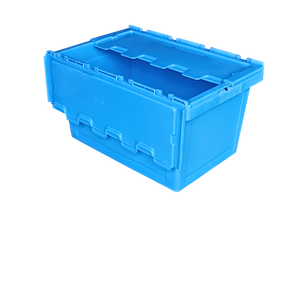 Caja sólida de almacenamiento de plástico de transporte estable, caja de transporte de alimentos, pan y alimentos de alta resistencia - Product Image 1
