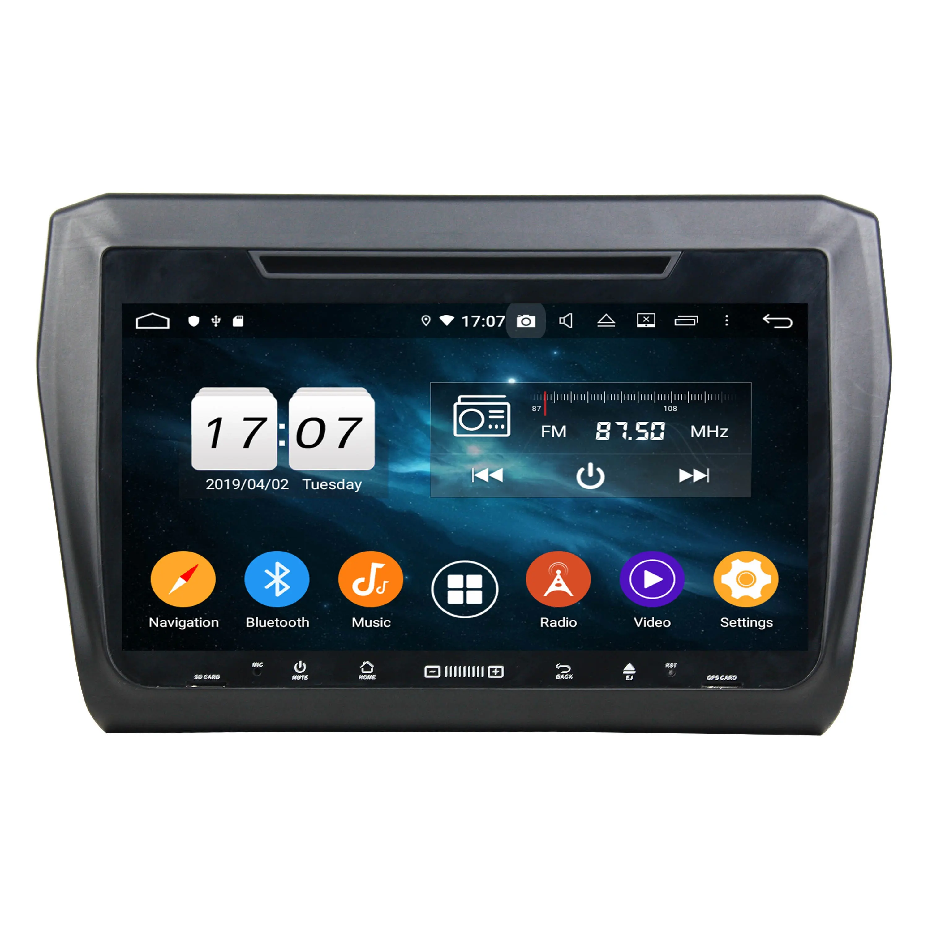 KD-8249 kablosuz Carplay oto Android 13 multimedya araba Stereo radyo ses DVD GPS navigasyon Swift 2019-2020 için