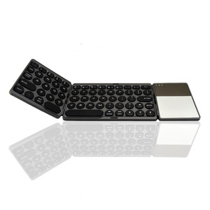 Teclado inalámbrico para ordenador, periférico con triple pliegue, para Apple, android, Microsoft, tableta, iPad, tecla redonda - Product Image 3