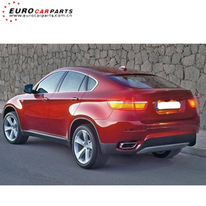 X6 M tarzı oto araba aksesuarı egzoz ipuçları uç boruları yedek parçalar için kapak Fit ile E71 X6 susturucu ipuçları - Product Image 5