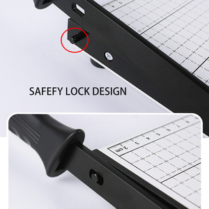 Shujun SJ-PTA4 1 adet A4 kağıt kesici ve Metal taban istifleme kesici manuel kağıt kesici ofis için uygun, ev veya okul - Product Image 6