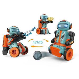 2.4ghz 3 in 1 Multi Functional Smart Rc <strong>Robot</strong> Plastic Intelligent Educational Robotics with Light - Product Image 6