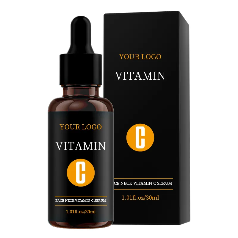 Private Label Skin Maintenance Whitening Serum For Skin Lightening Hyaluronic Acid Vitamin C Face Serum