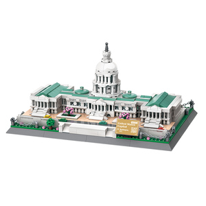 Wange 5235 U.S. Capitol Building Model Plastic Building Blocks <strong>Toy</strong> Style Inspired by Washington D.C. - Product Image 6