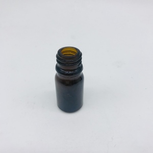 Botella vacía de cristal ámbar moldeada para embalaje cosmético, 5ml, 10ml, 15ml, 20ml, 30ml, 50ml, 100ml, venta al por mayor - Product Image 4