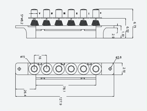 Prezzo di fabbrica a buon mercato gamma elettrodomestici Hoold parti pianoforte tastiera 6 tasti 4 velocità interruttori a pulsante elettrici - Product Image 4