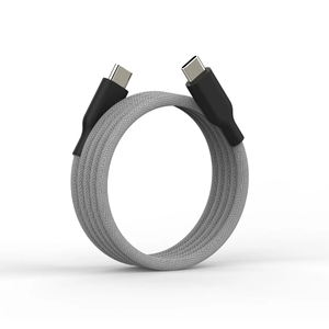 2025新设计60W 100W磁性线圈快速充电电缆USB a型C型快速充电电缆数据电缆方便存储 - Product Image 2