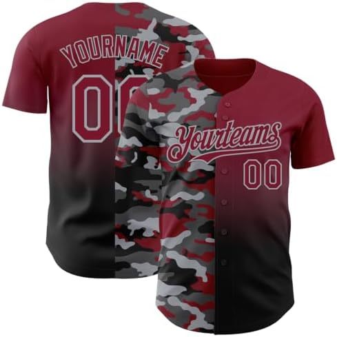 Camo-crimson and Black
