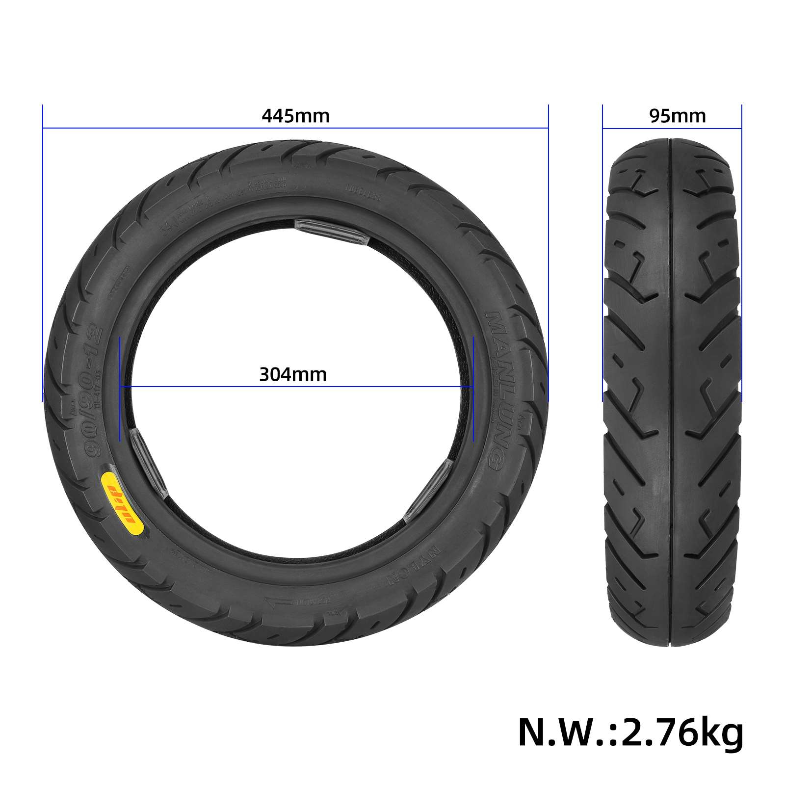90/90-12 Ulip Tubeless tire