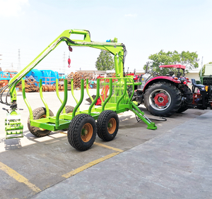 ATV Logs Trailer with Crane Transporting Logs <strong>and</strong> <strong>Timber</strong> - Product Image 5