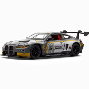 1:24 ölçekli BWM GT43 pres döküm Model araba Metal sesli oyuncak & işık geri çekme dekoratif süs Decorative Modelo Del Metal - Product Image 1