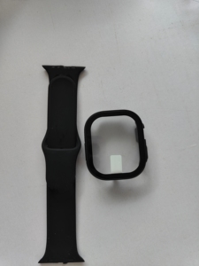 3 in 1 ekran koruyucu + PC durumda + silikon saat kayışı Apple izle serisi 10 9 8 7 saat kayışı için iwatch tüm Moldes Watchband - Product Image 6