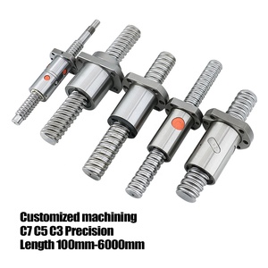 HLTNC sekrup bola CNC ulir tangan kiri presisi tinggi SFU 2005 dengan flens mur bola tunggal untuk sekrup bola modul pemandu linier CNC - Product Image 4