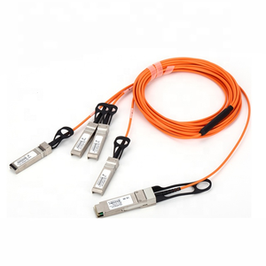 100G QSFP28-4SFP28-AOC Aktiver Lichtwellenleiter-Transceiver-Schalter für OLT-Netzwerk FTTH Verwenden Sie 1M 3M 5M 7M Längen optionen - Product Image 4