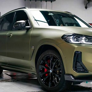 WRAPMASTER 1.52 * 17m哑光闪电绿色带宠物金属哑光绿色不干胶防紫外线全卷贴纸