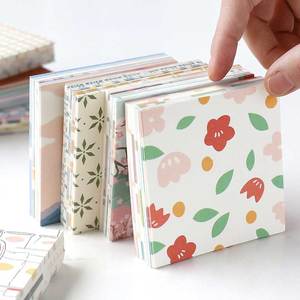 Personalizada personalidad diseño encanto autoadhesivo lindo Bloc de notas Sticky Note Paper forma cuadrada papelería nota papel adhesivo - Product Image 4