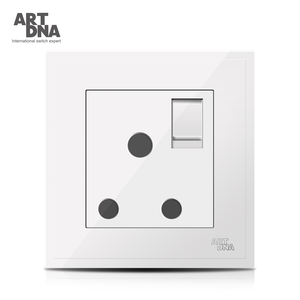 ARTDNA 15A 250V 1ギャング3ラウンドピンスイッチコンセントプラグイラク用スイッチソケット - Product Image 6