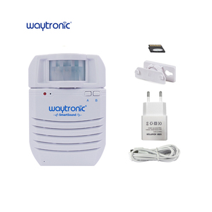家庭安全系统用100分贝语音播放器无线PIR运动传感器报警器 - Product Image 1