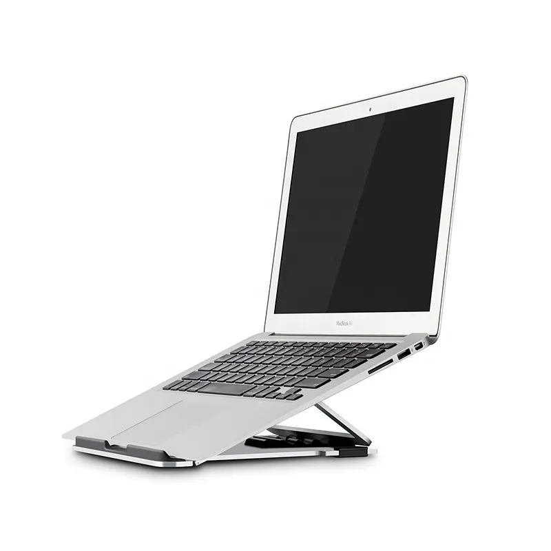 Suporte vertical para laptop, suporte vertical de 17 polegadas para laptop, suporte de papel preguiçoso e alumínio para mesa, suporte para mesa e notebook