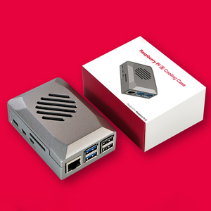 PWM Fan Cooling <strong>Case</strong> for <strong>Raspberry</strong> <strong>Pi</strong> 5 Includes Board in Package