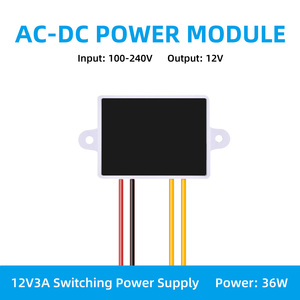 AC-DCパワーモジュール電圧低減モジュールコンバーター入力100-240V出力220V〜12V 24V 1.5A 3A 36W安全電圧コンバーター - Product Image 3