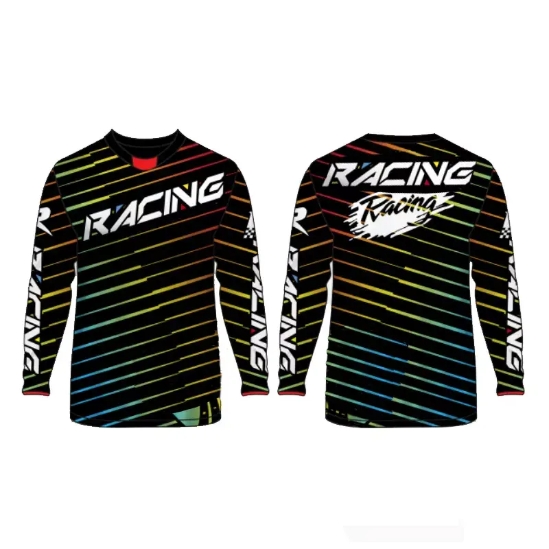 Colletto polo 6XL personalizza la tua maglia e pantaloni da motocross maglia da Mountain Bike a sublimazione personalizzata all'ingrosso