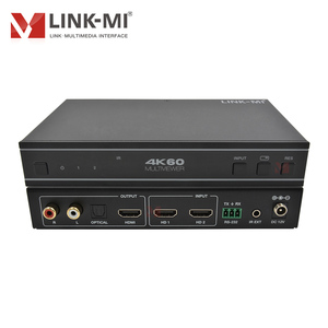 Conmutador de vídeo UHD sin costuras multivisor 4K60 2x1 con audio, RS232 - Product Image 4