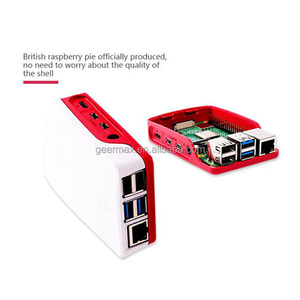 <strong>Raspberry</strong> <strong>Pi</strong> 4B Red and White Housing Plastic Enclosure <strong>Case</strong> Cover for <strong>Raspberry</strong> <strong>PI</strong> 4 Model B - Product Image 2