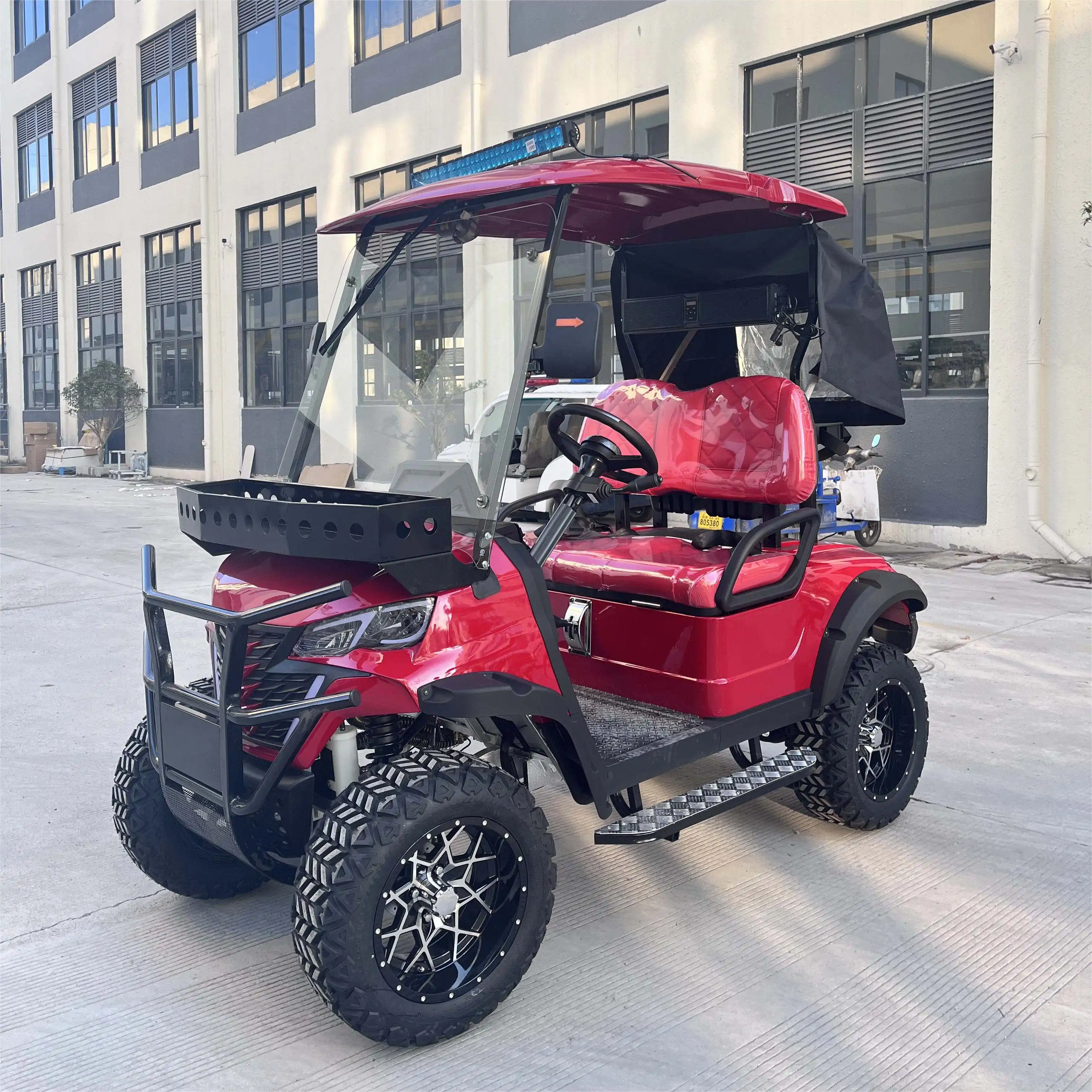 Voiturette de golf électrique tout-terrain pour 2, 4 et 6 personnes, véhicule de chasse