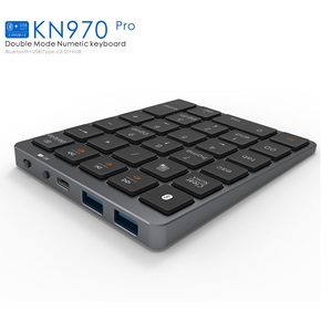 Multifunction Multi-media Hub 28 Keys <strong>Number</strong> Numpad <strong>Keyboard</strong> Wireless <strong>Numeric</strong> Calculator <strong>Keypad</strong> With Docking Function for Laptop - Product Image 1