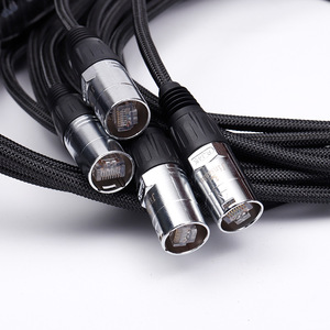 CAT 5/6 RJ45 Señal multifunción etapa serpiente cable 8 con entrada y salida 5M 10M 15M 20M 50M con carrete