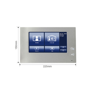 Cámara de timbre de 2 cables 14 usuarios Interfono multifunción citofono interno sistema de intercomunicación para edificio de apartamentos múltiples - Product Image 2