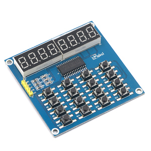 TM1638 Display a LED modulo a tubo digitale a 8 Bit a 3 fili 16 tasti 8 Bit tastiera e chiave modulo Display a LED per Arduino Kit - Product Image 1