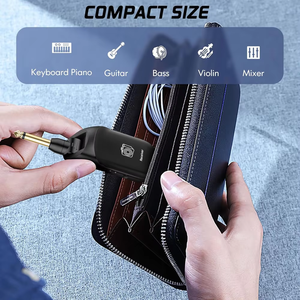 <strong>C</strong>-01 Wireless Guitar System Wireless Guitar Transmitter and Receiver <strong>Strings</strong> Accessories Use for Guitar Bass Violin Ukulele - Product Image 3