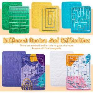 Cảm giác đá cẩm thạch Mê Cung thảm cho tự kỷ trẻ em chơi cảm giác đồ chơi căng thẳng cứu trợ đồ chơi đá cẩm thạch Mê Cung <span class=keywords><strong>Mat</strong></span> Thần Tài cảm giác xúc giác - Product Image 4