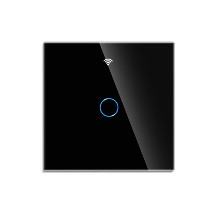 Zigbee- Black 1 Gang