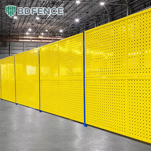 Nhà Máy Hội Thảo Cách Ly Net Kho Thiết Bị Nhiệt Điều Trị Đấm Tấm Hàng Rào Với Đục Lỗ Kim Loại Lưới Moveable - Product Image 3