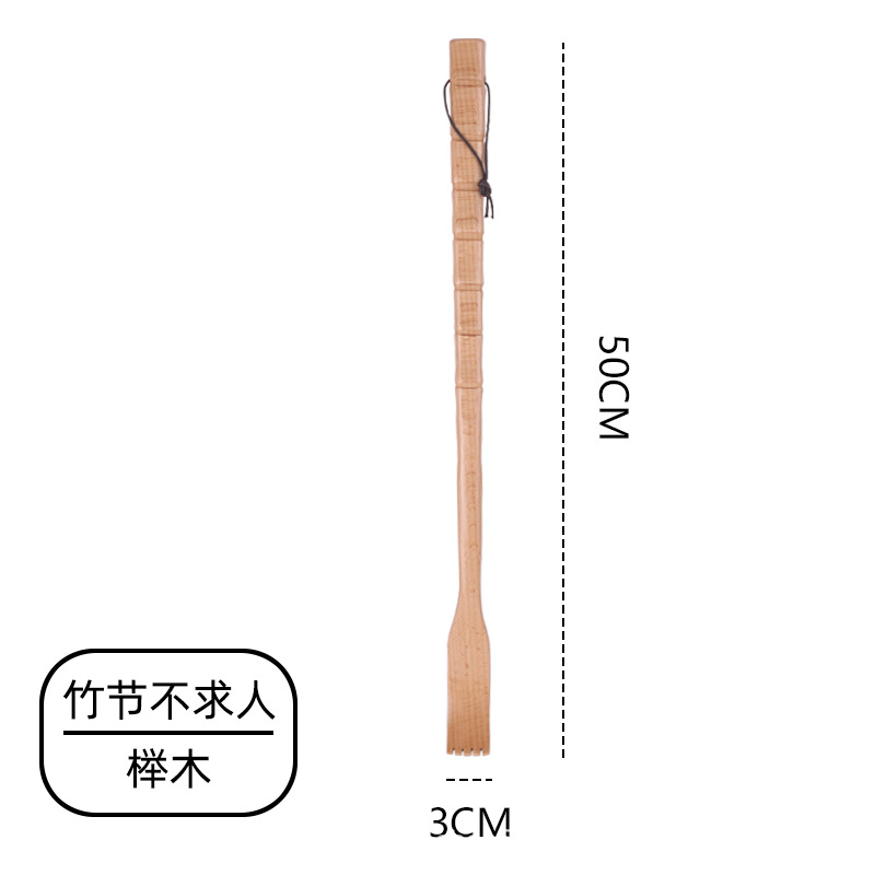 Rascador de nudos de bambú de madera de haya