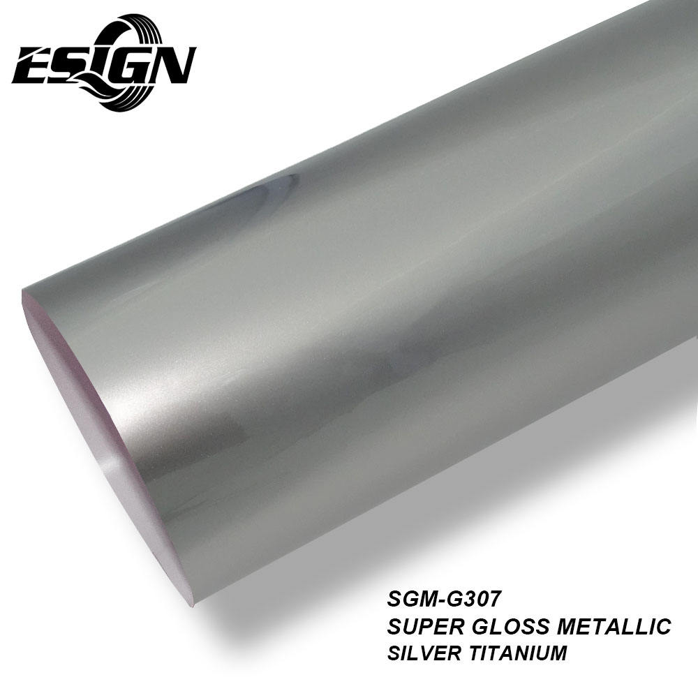 Super Gloss Metallic Silver Titanium
