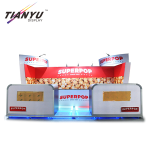 Modular thiết kế ráp hiển thị công bằng Triển Lãm Đứng thực phẩm <span class=keywords><strong>pop</strong></span>-<span class=keywords><strong>up</strong></span> mang nhãn hiệu EXPO <span class=keywords><strong>Booth</strong></span> đứng với ánh sáng - Product Image 1